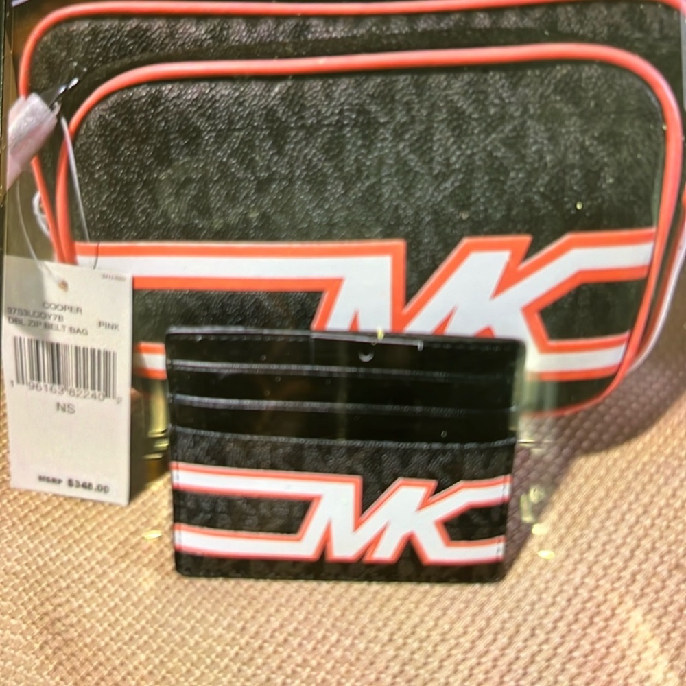 MK Fanny pack with card case